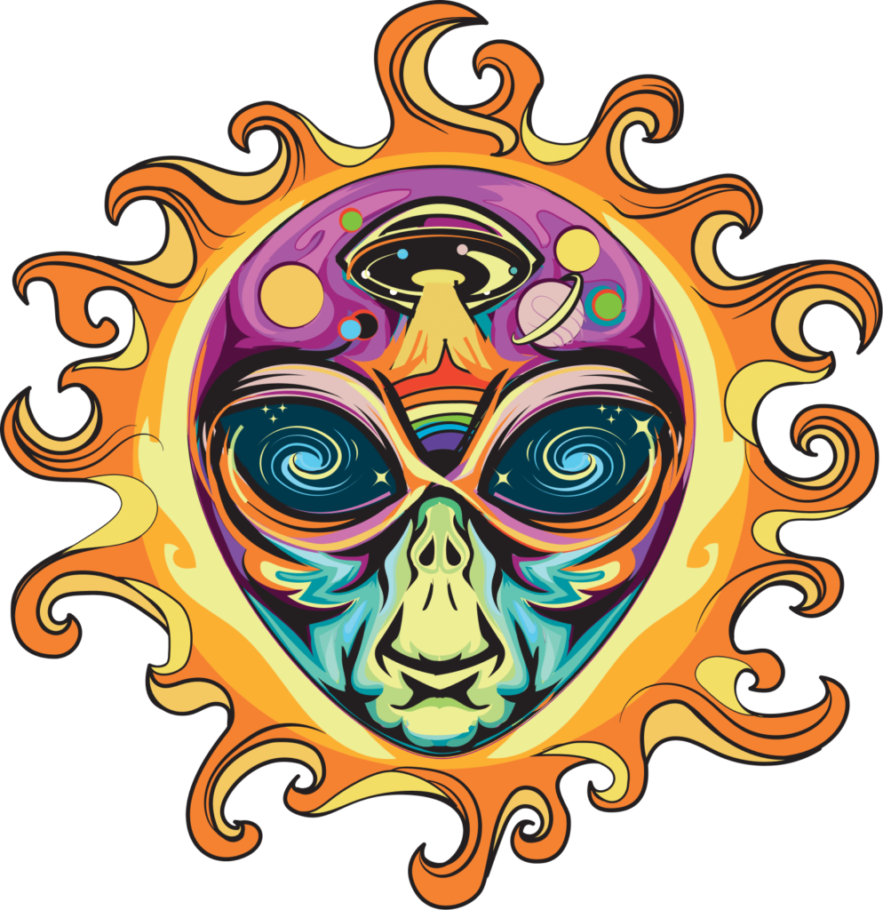 psychedelic logo